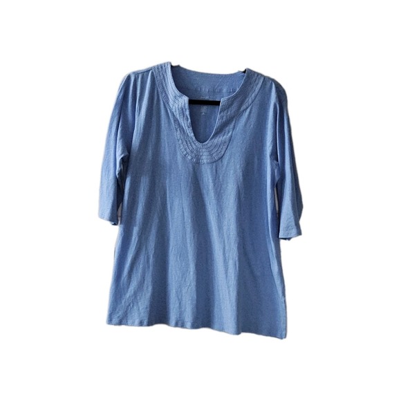 J. Jill Tops - J Jill Shirt Sz XS Linen Top NEW Blue Retail $79. Blouse T-shirt